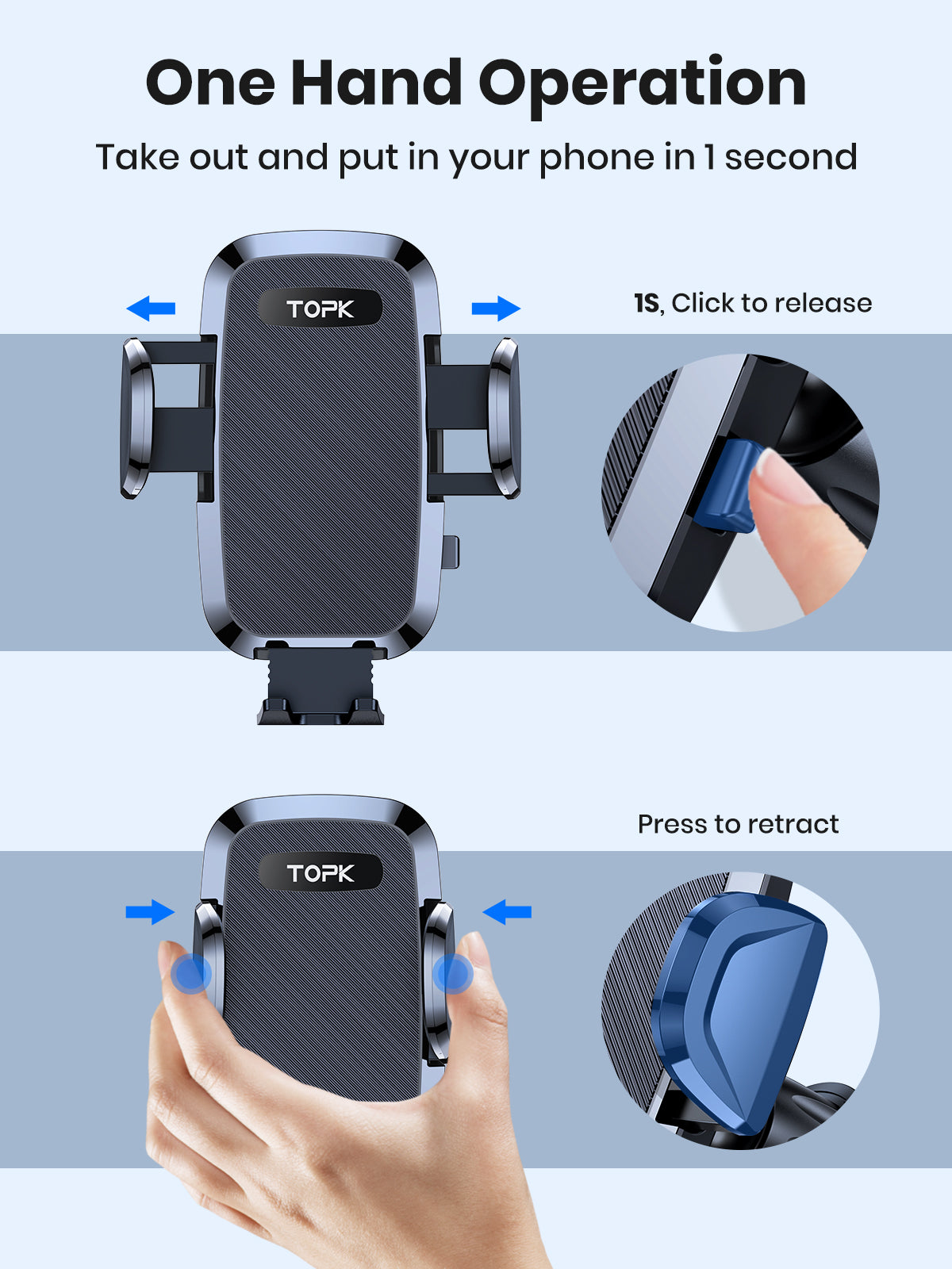 Big Phones &amp; Thick Cases? No Problem! Car Air Vent Phone Mount - The Ultimate Hands-Cell Phone Holder!