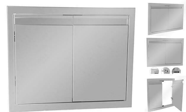 Outdoor Kitchen  Steel Double Access Door 36W x 21H in. Double Door