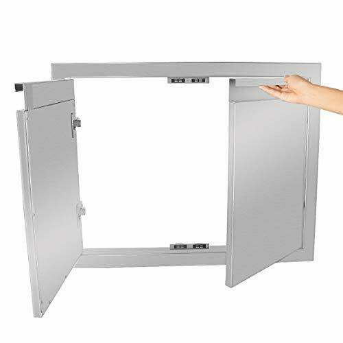 Outdoor Kitchen  Steel Double Access Door 36W x 21H in. Double Door