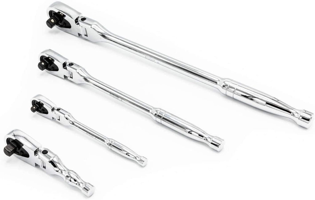 GEARWRENCH 4 Pc. 1/4", 3/8" &amp; 1/2" Drive 120XP Flex Head Ratchet Set - 81230P