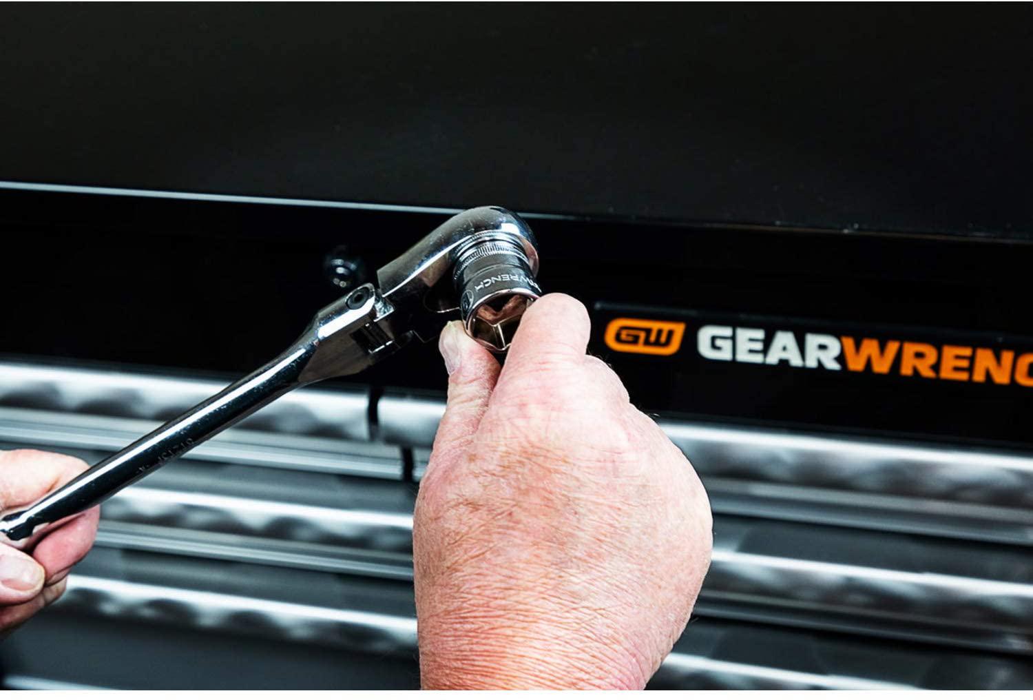GEARWRENCH 4 Pc. 1/4", 3/8" &amp; 1/2" Drive 120XP Flex Head Ratchet Set - 81230P