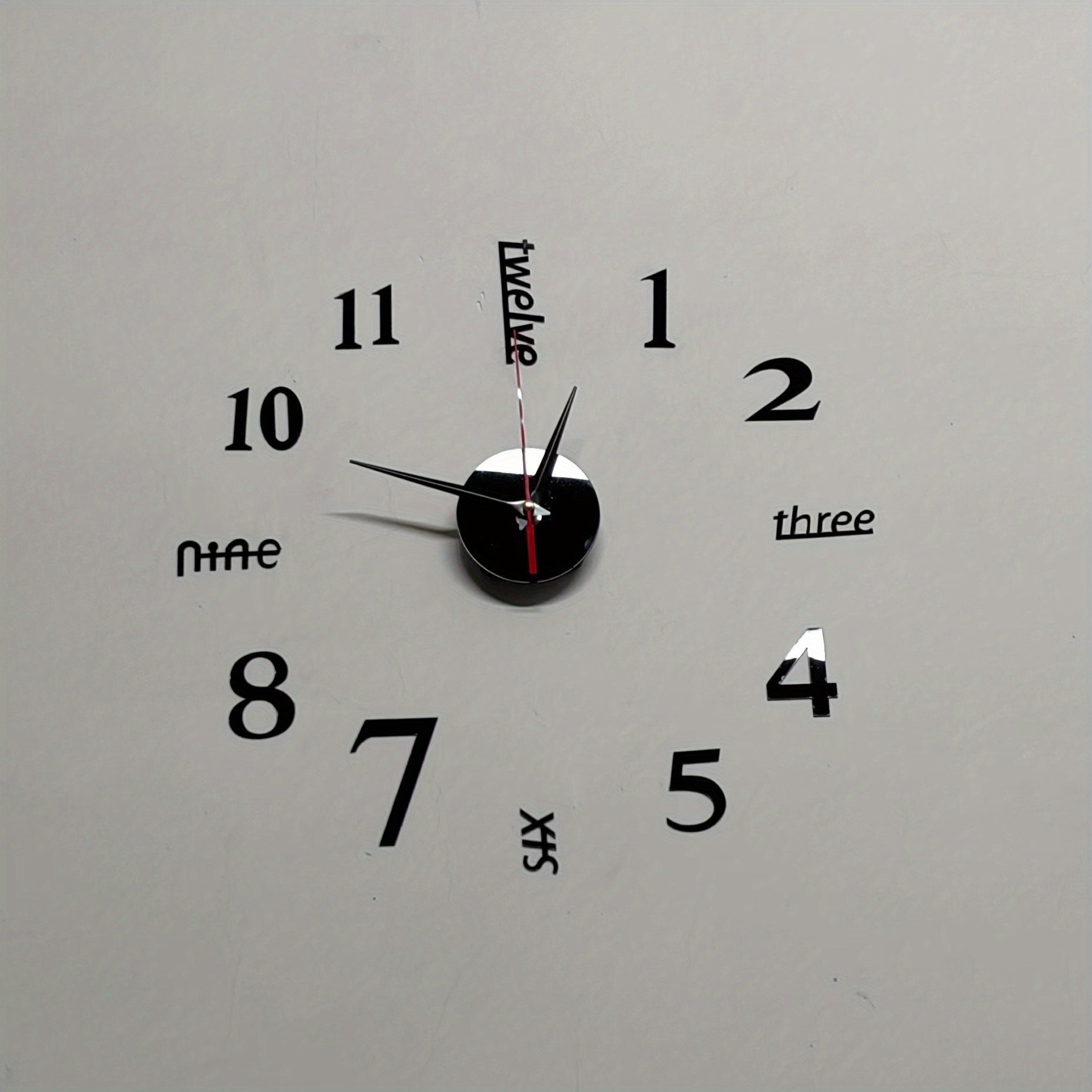 Unique 3D Mirror Wall Clock - Add a Modern Touch to Your Home Decor!