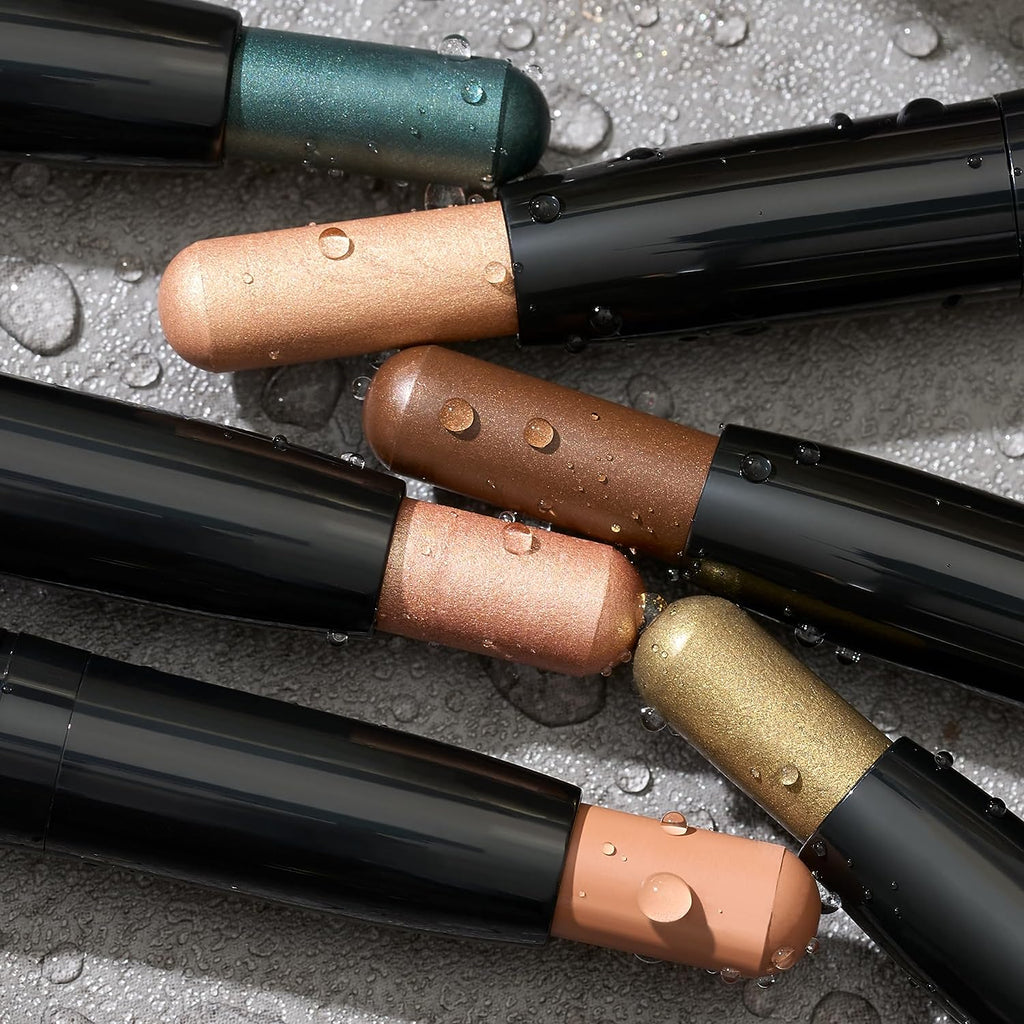 Julep Eyeshadow 101 Crème to Powder Waterproof Eyeshadow Stick, Honey Gold Metallic