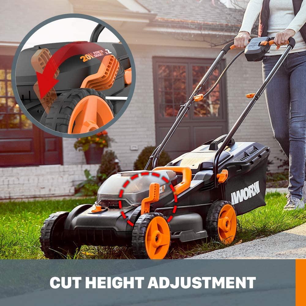 Worx WG779 40V Power Share 4.0Ah 14" Cordless Lawn Mower