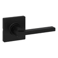 Casey Matte Black Hall/Closet PassaDoor Lever Featuring Microban