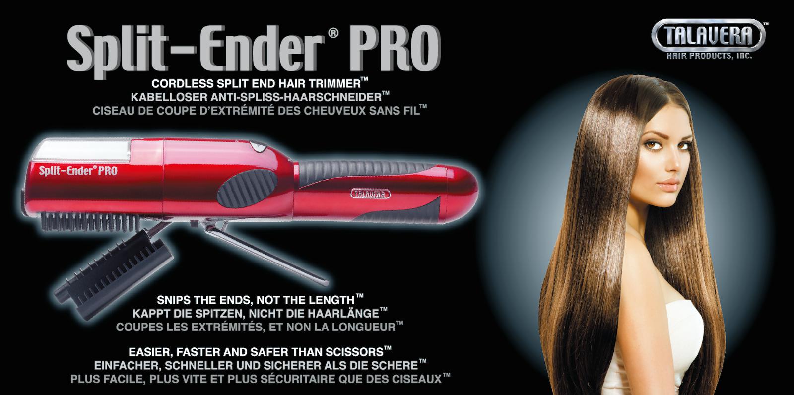 Split Ender PRO Talavera Cordless Split End Hair Trimmer (RED)