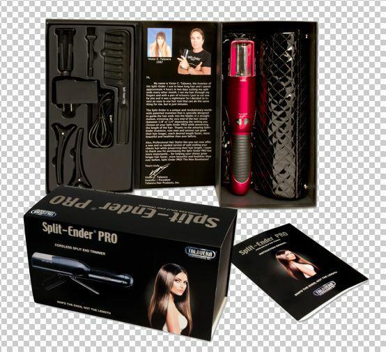 Split Ender PRO Talavera Cordless Split End Hair Trimmer (RED)