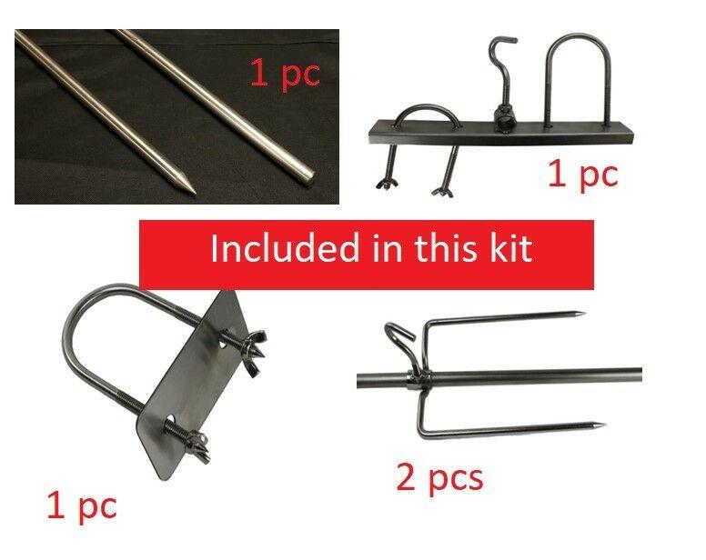Gear Drive Rotisserie Kit For whole lambs pigs chickens