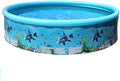 CJF Summer Swimming Pool - Outdoor Round Paddling Pool Foldable Thicken Pool - for Kids Adult (4 Different Sizes),247X45CM