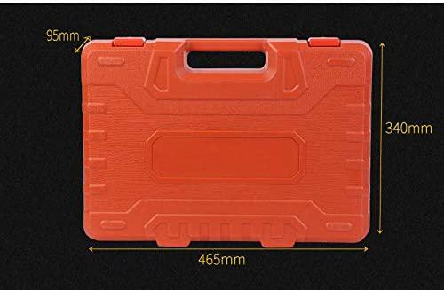 LIUDOU Socket Wrench Auto Repair Tool 121 Piece Mechanics Kit Box Combination PackaMixed Tool Set Hand Tool Kit with Plastic Toolbox StoraCase