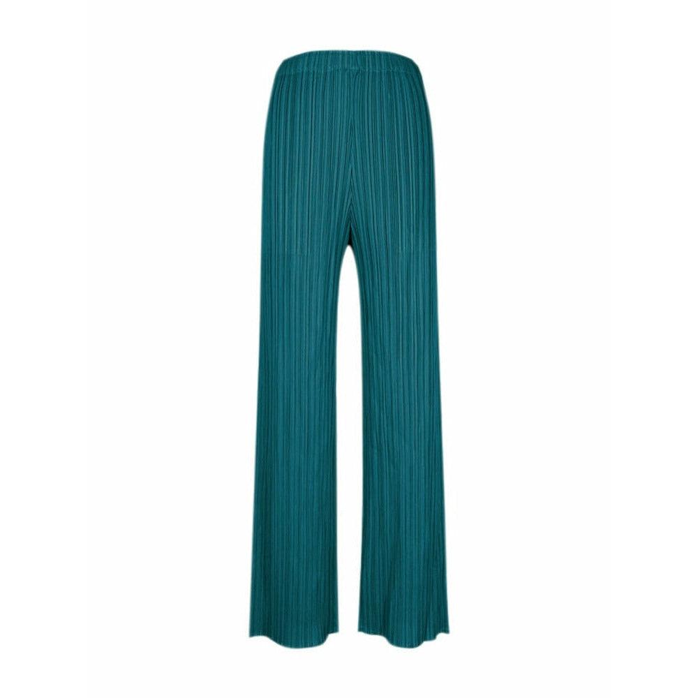 casual straight pleated pants