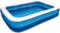 Family Inflatable Swimming Pool Outdoor, Inflatable LounPool for Baby, Kiddie, Kids, Adult, Garden, Backyard, Summer Water Party Above Gound-200CM