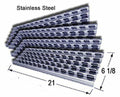 Vi Steel Gas Grill Bottom Heat Plate(Set of 6) 21" x 6 1/8" 94091