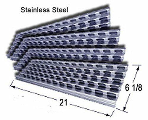 Vi Steel Gas Grill Bottom Heat Plate(Set of 6) 21" x 6 1/8" 94091