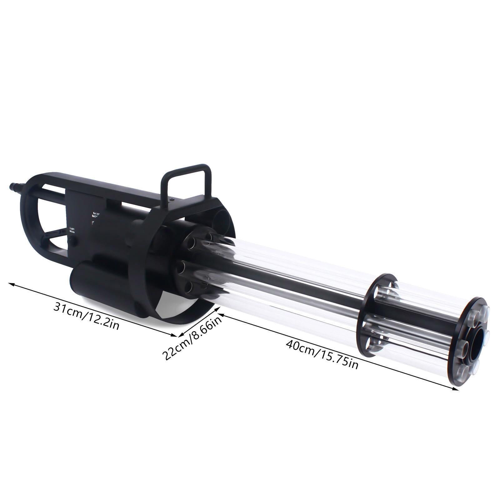 Miumaeov Handheld CO2 Fog Machine 3 Colors Confetti Blaster G-u-n Professional Jet Machine for Party Wedding StaConcerts Theater