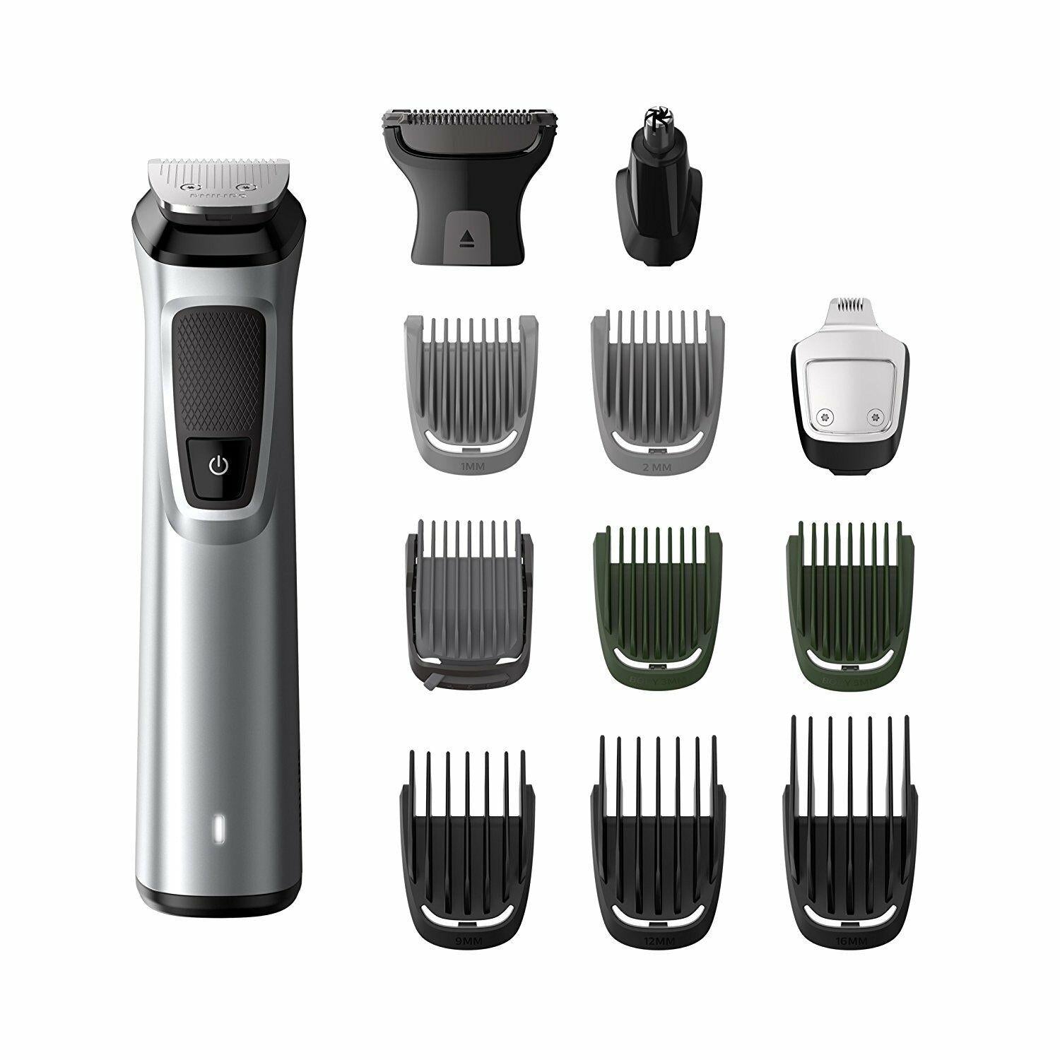 Philips MG7715 Hair and Body Multigroomer Trimmer Grooming Kit for Men