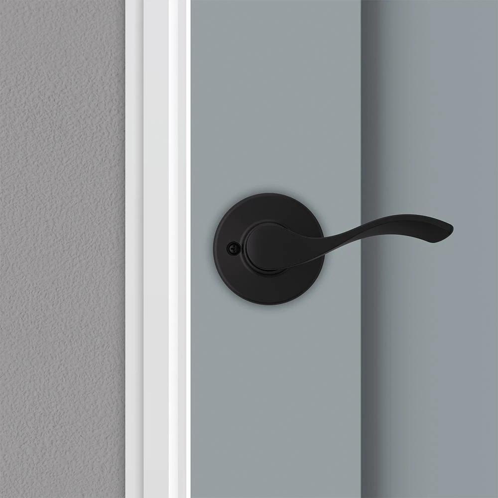 Balboa Matte Black PassaHall/Closet Door Lever