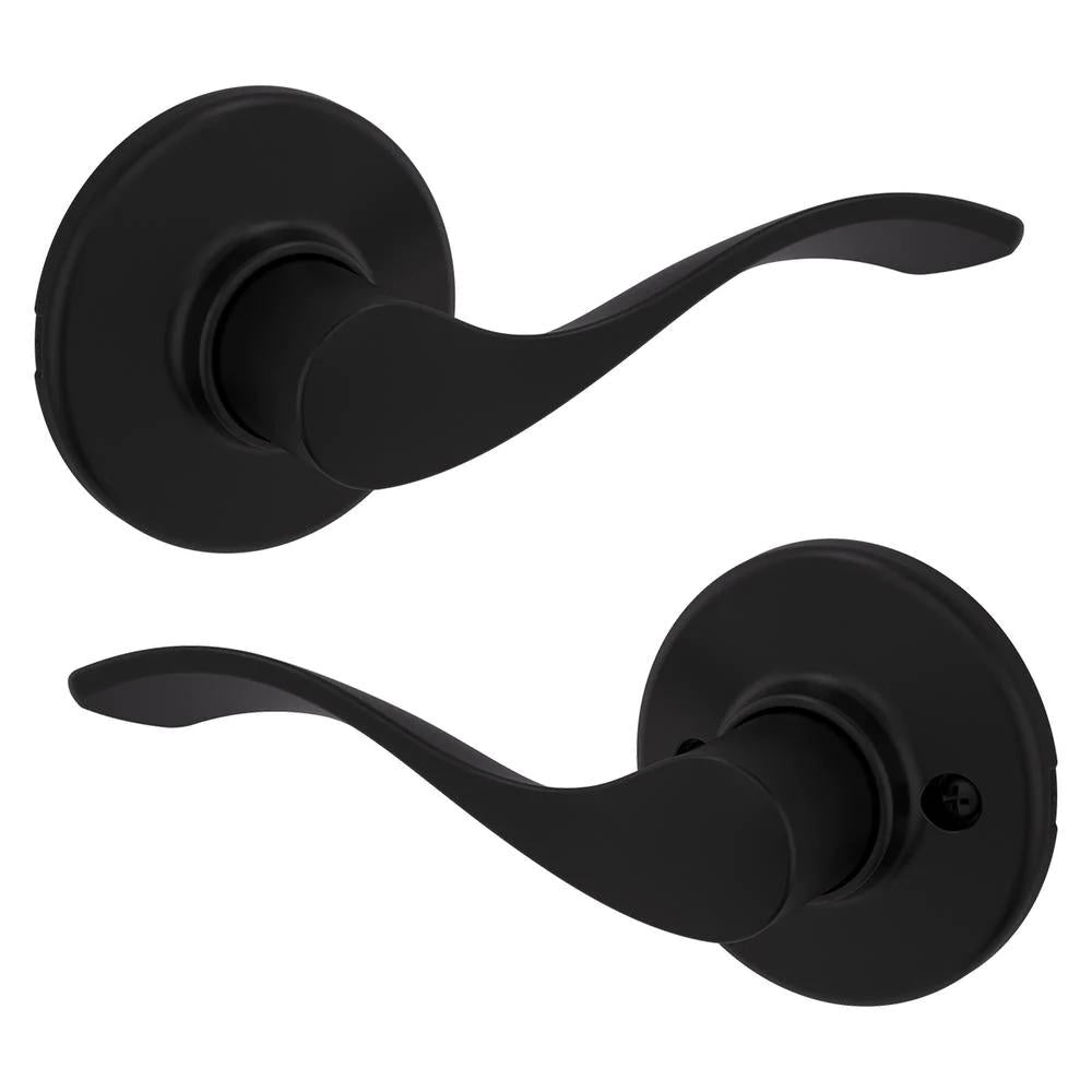 Balboa Matte Black PassaHall/Closet Door Lever