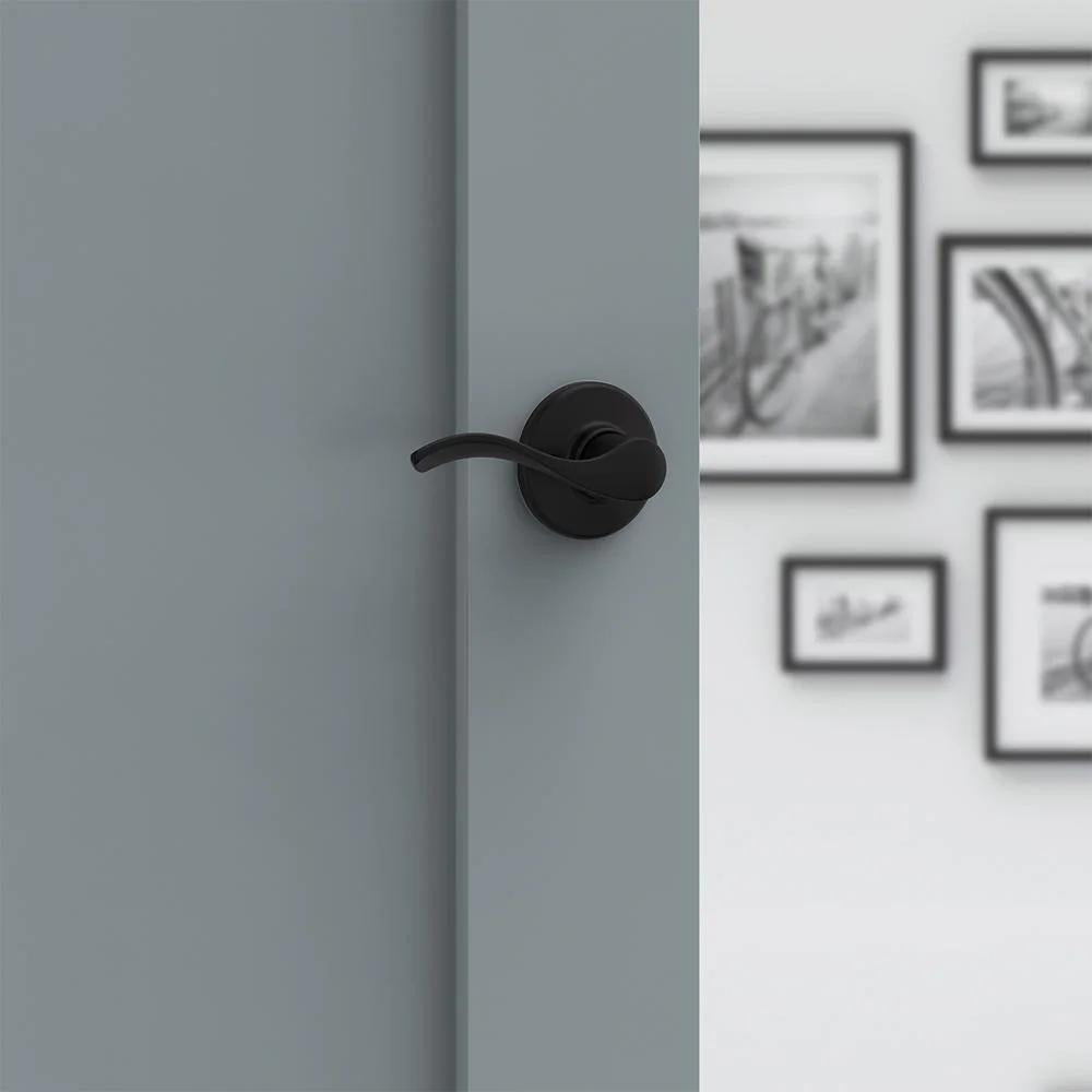 Balboa Matte Black PassaHall/Closet Door Lever