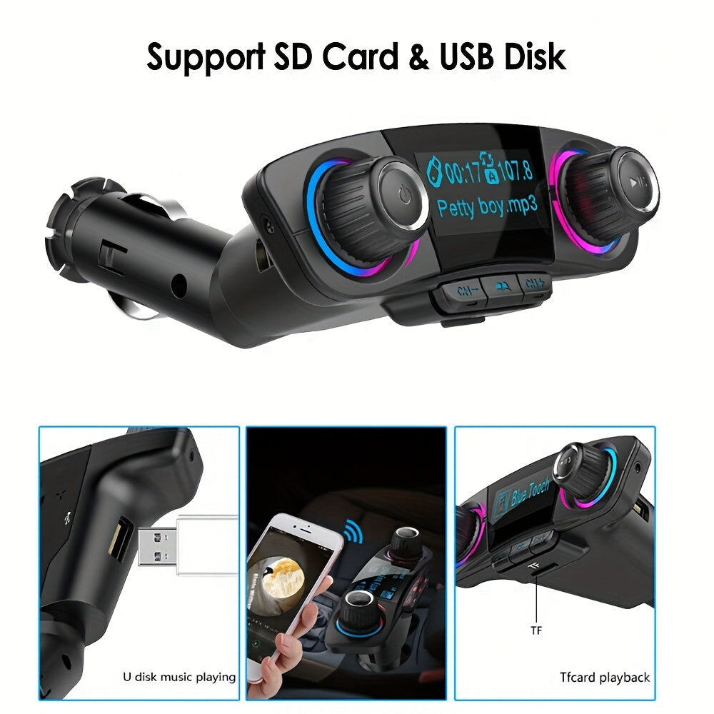 Car FM Transmitter MP3 Player Adapter Charger Handsfree