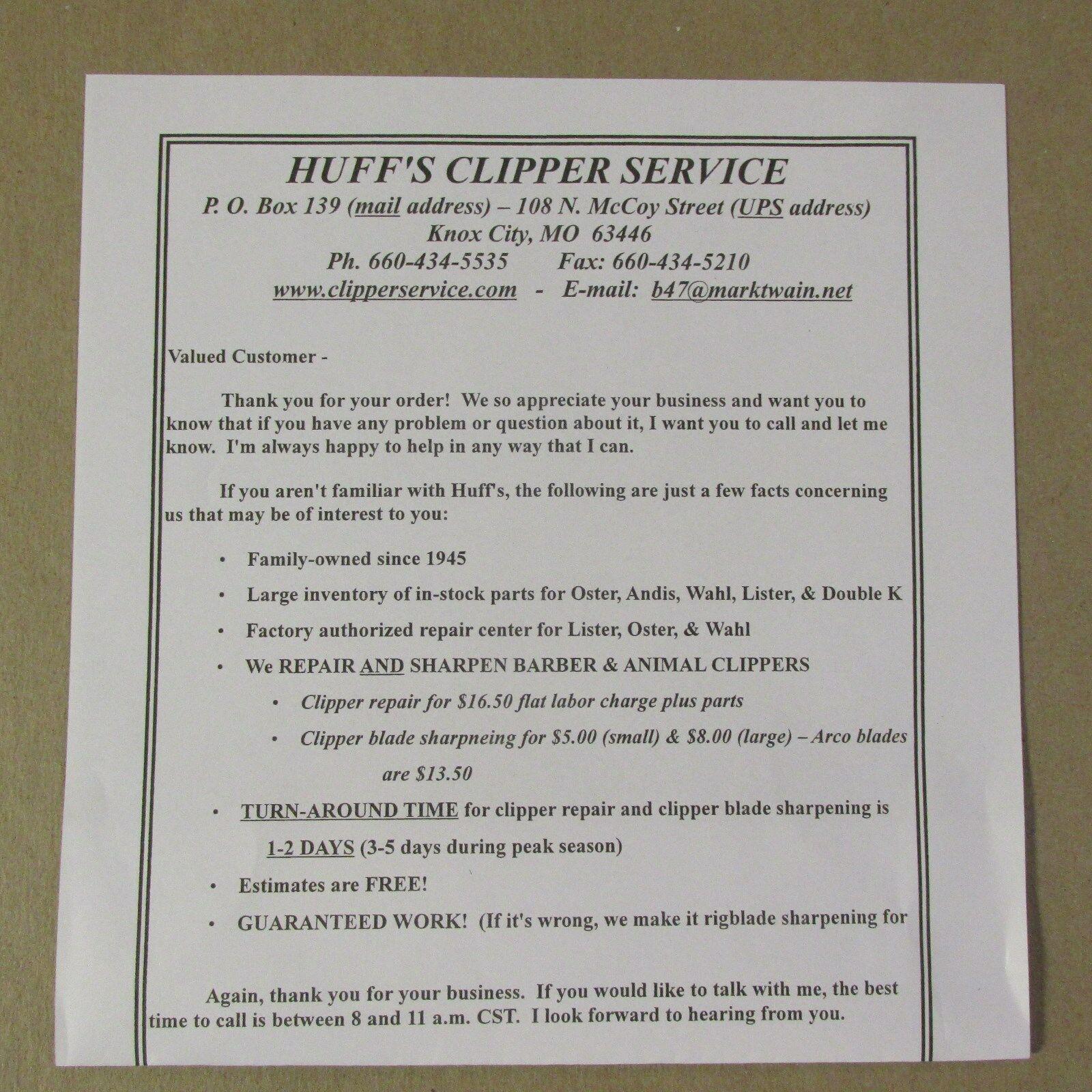 Oster Top Cutter Blade Replacement and Blade Parts
