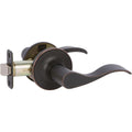 Callan Bennett Edged Oil Rubbed Bronze Hall/Closet Door Lever