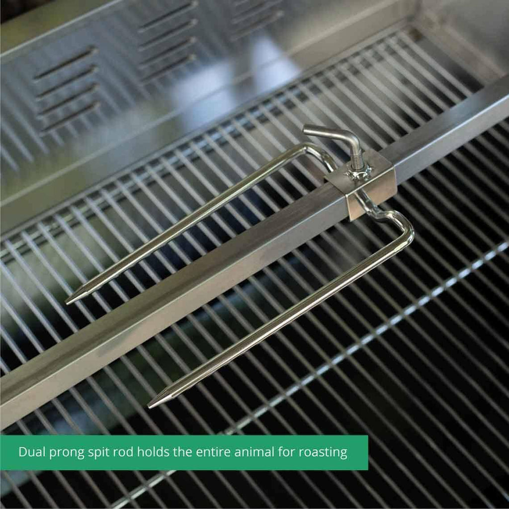 25W  Steel Rotisserie Grill, Rated 125 LB