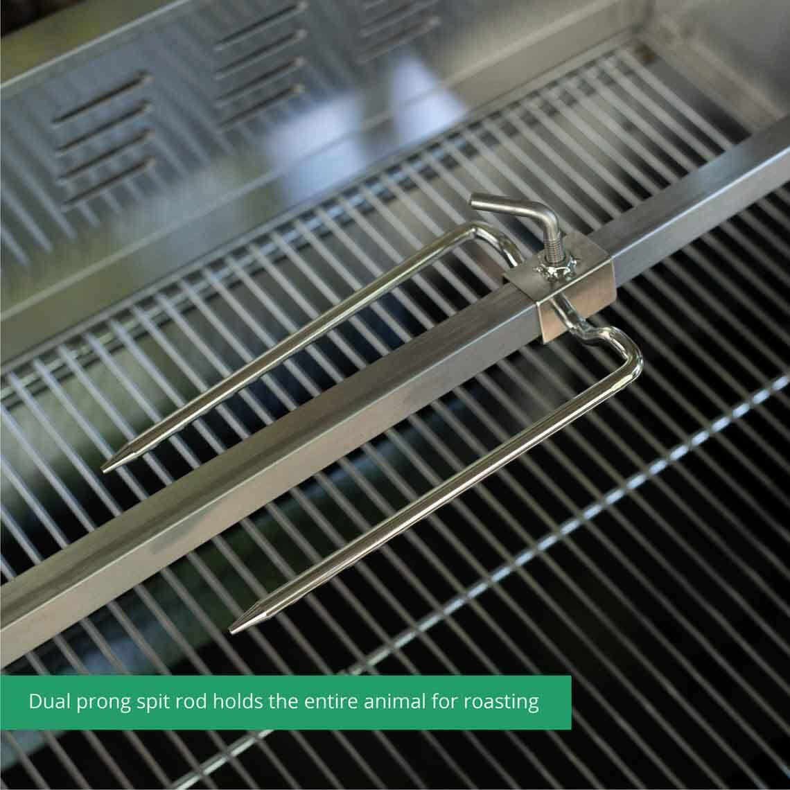 25W  Steel Rotisserie Grill, Rated 125 LB