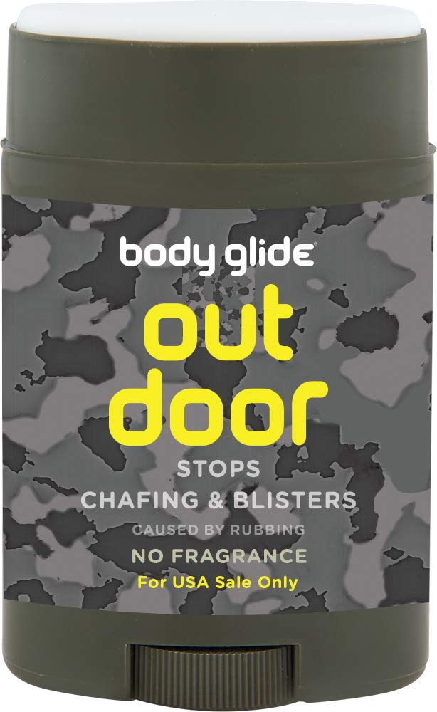 BodyGlide For Her Anti Chafe Balm: anti chafing stick with added emollients: 0.8oz &amp; Outdoor Anti Chafe Balm. Fragrance free anti chafing stick trusted in basic training
