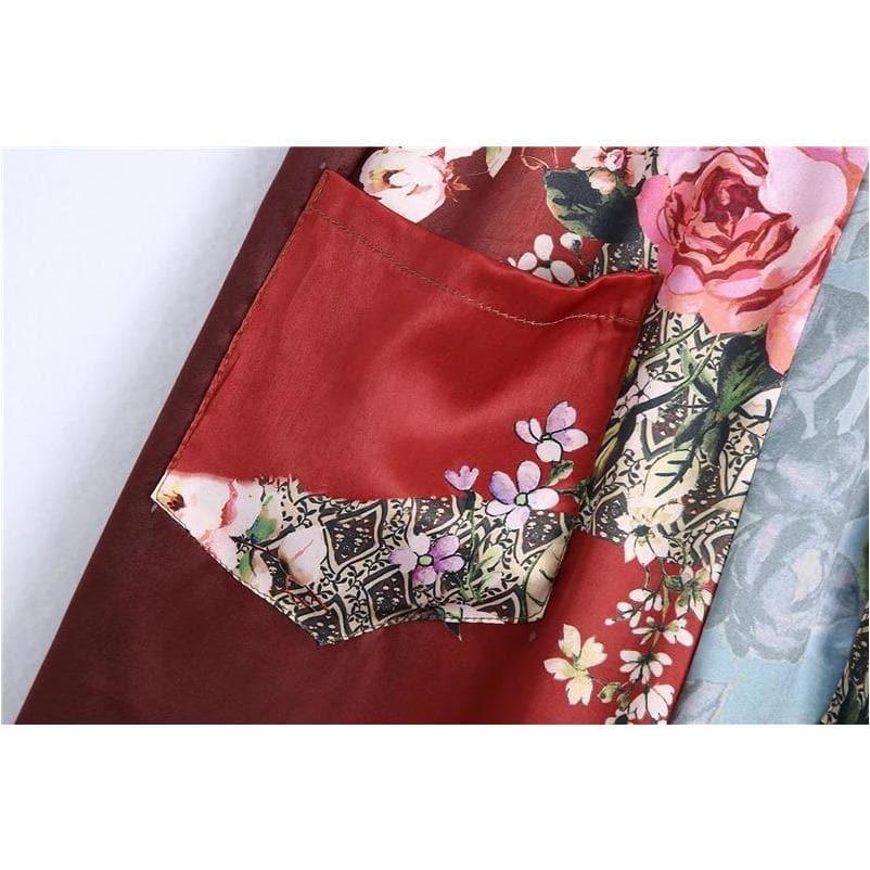 loose shrink waist straight leg pants