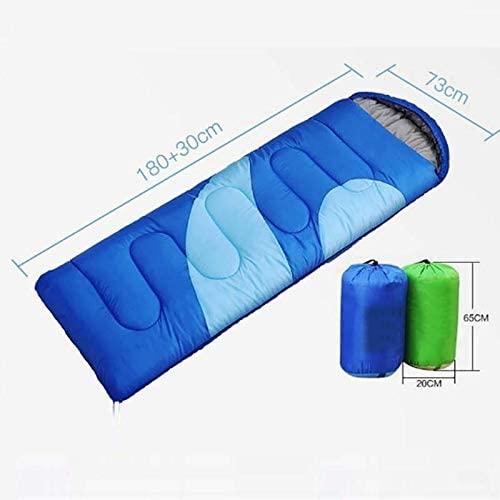 Outdoor Camping Sleeping Bag Adult Outdoor Camping Sleeping Bag with Hood Camping Office Lunch Break Home Sleeping Bag Supplies, Dreamcrown