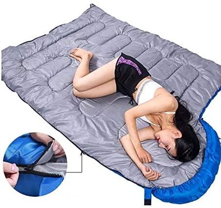 Outdoor Camping Sleeping Bag Adult Outdoor Camping Sleeping Bag with Hood Camping Office Lunch Break Home Sleeping Bag Supplies, Dreamcrown