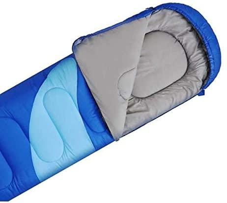 Outdoor Camping Sleeping Bag Adult Outdoor Camping Sleeping Bag with Hood Camping Office Lunch Break Home Sleeping Bag Supplies, Dreamcrown