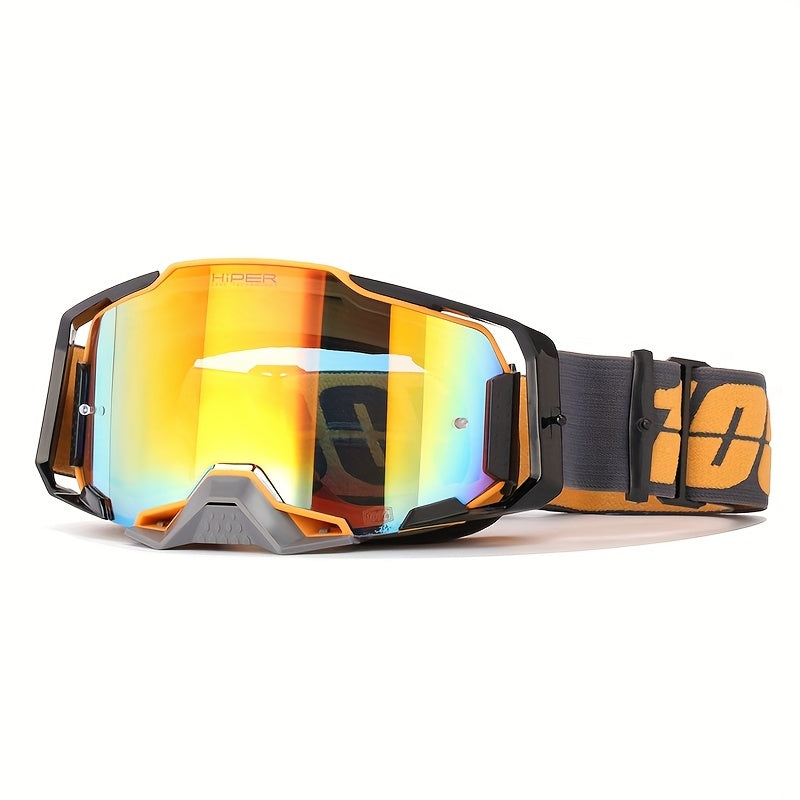 Motocross Goggles Motorcycle Sunglasses Ski Sport Dirt Bike MX MTB Downhill Cycling Glasses Anti-Fog HD Lens