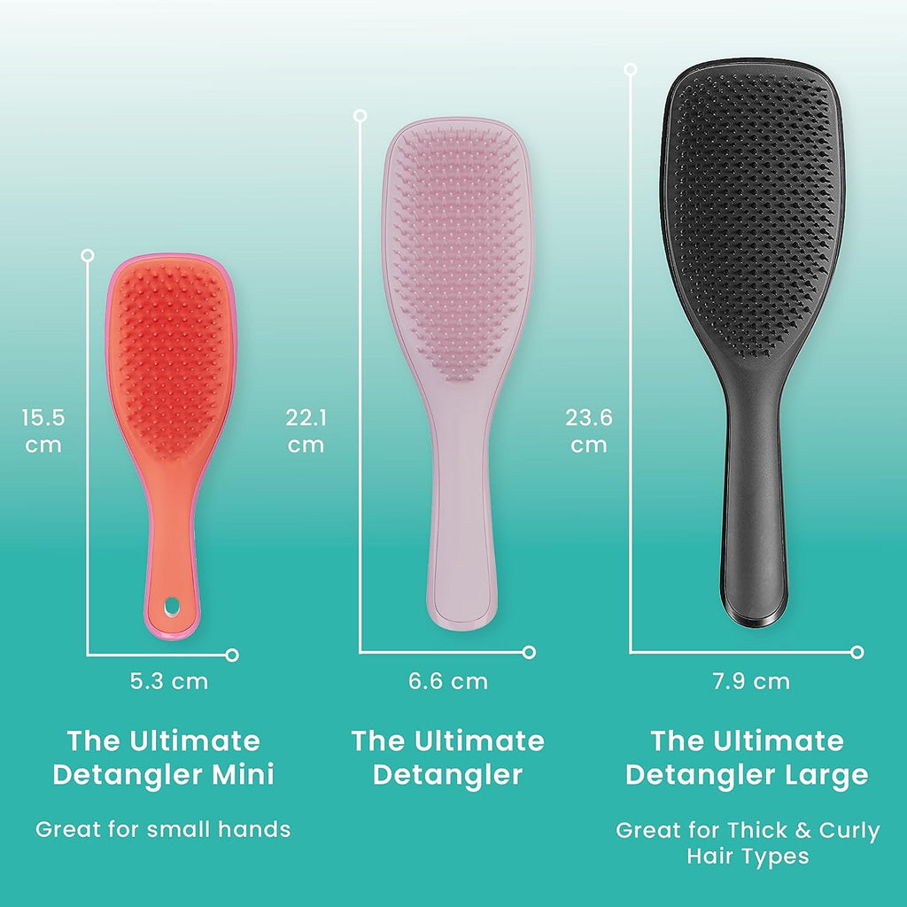 Tangle Teezer The Mini Ultimate Detangling Brush, Dry and Wet Hair Brush Detangler for Traveling and Small Hands, Lollipop