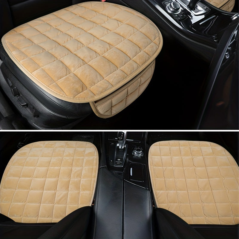 Car Seat Cover Winter Warm Seat Cushion Anti Slip Universal Front Chair Seat Breathable Pad For Vehicle Auto Car Seat Protector