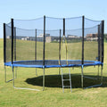 8ft Trampoline with Enclosure,300 LBS Weight Capacity for 5-6 Kids, Spring Cover Padding and Ladder,Outdoor Fitness Trampoline for Kids, Adults