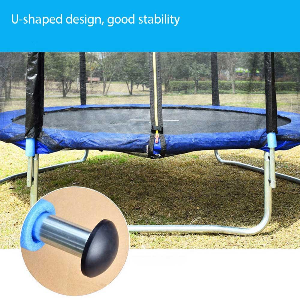 8ft Trampoline with Enclosure,300 LBS Weight Capacity for 5-6 Kids, Spring Cover Padding and Ladder,Outdoor Fitness Trampoline for Kids, Adults