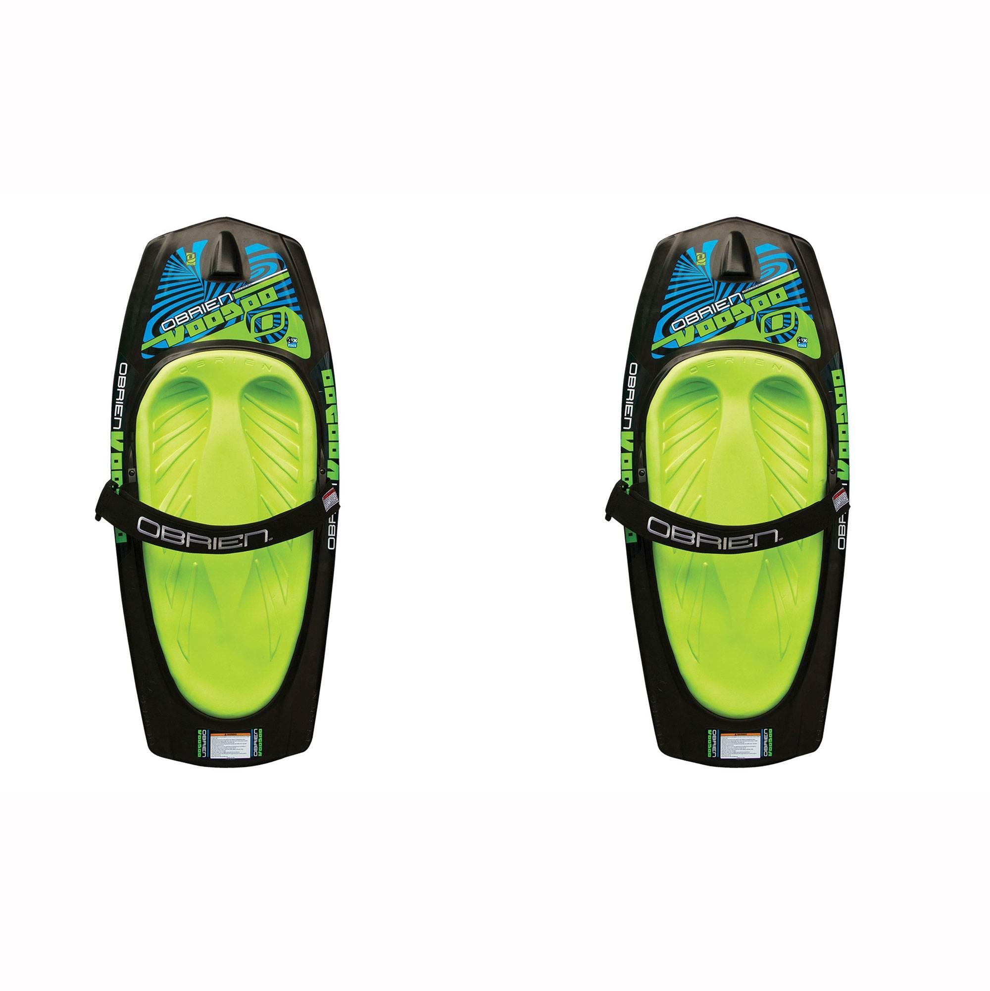 OBrien Voodoo Water Sports Boating Padded Kneeboard w/Integrated Hook (2 Pack)
