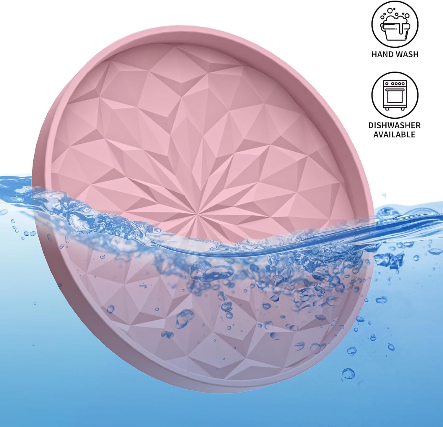 Car Cup Coaster [4 Pack] ME.FAN Silicone Car Coasters/Cup Mats - 2.75In Universal Non-Slip Recessed Car Interior Accessories - Car Cup Holder Insert Coasters Dusty Rose