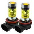 2PCS Yellow LED Car Fog Light Bulb