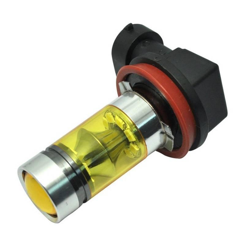 2PCS Yellow LED Car Fog Light Bulb