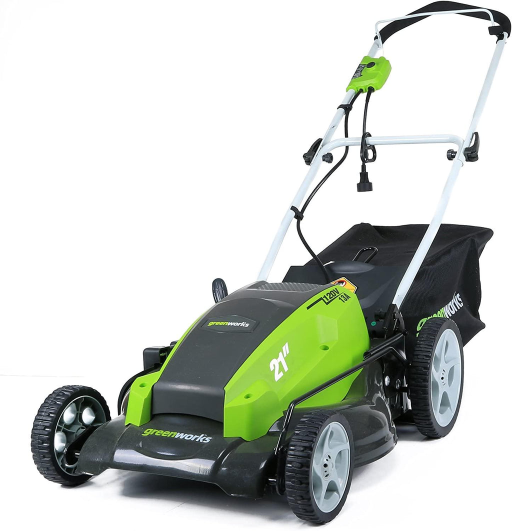 Greenworks 21-Inch 13 Amp Corded Electric Lawn Mower 25112