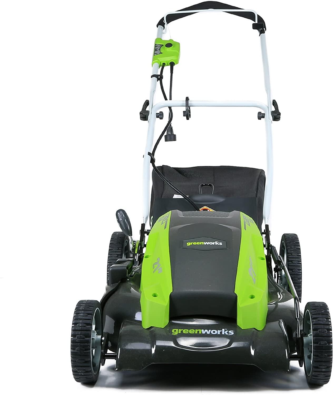 Greenworks 21-Inch 13 Amp Corded Electric Lawn Mower 25112
