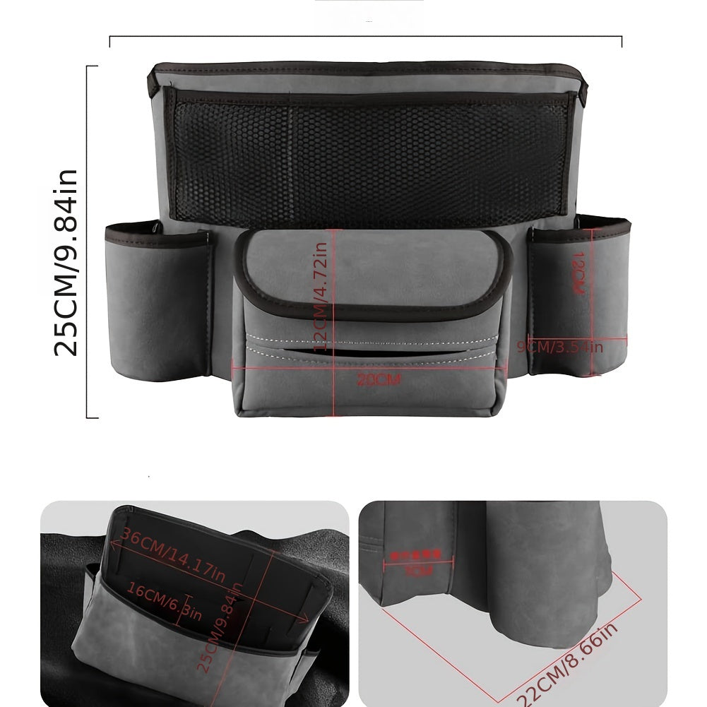 Car Handbag Holder Between Seats, LarCapacity Car Purse Holder Automotive Consoles &amp; Organizers For Document Phone StoraCar Organizer