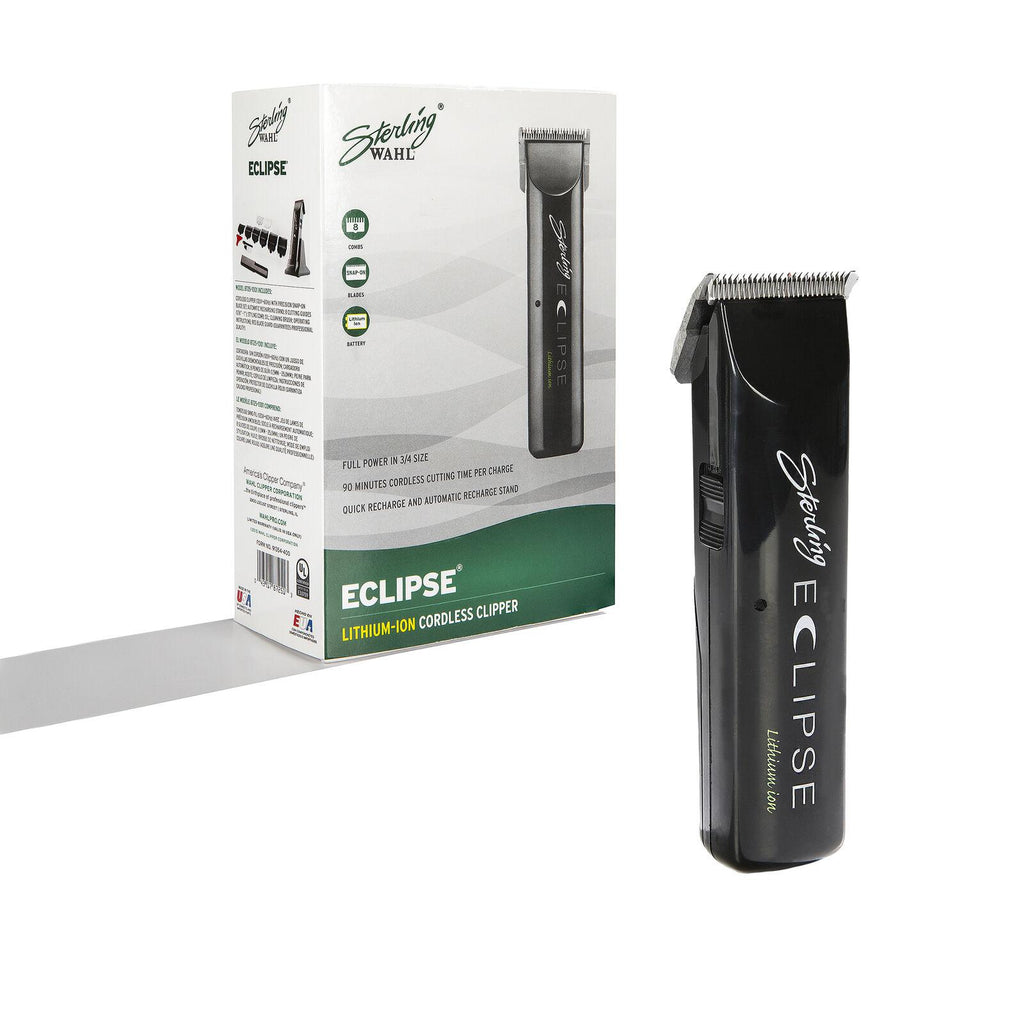 Wahl Professional Sterling Eclipse Lithium Ion Cordless Clipper #8725-1001 - Gre