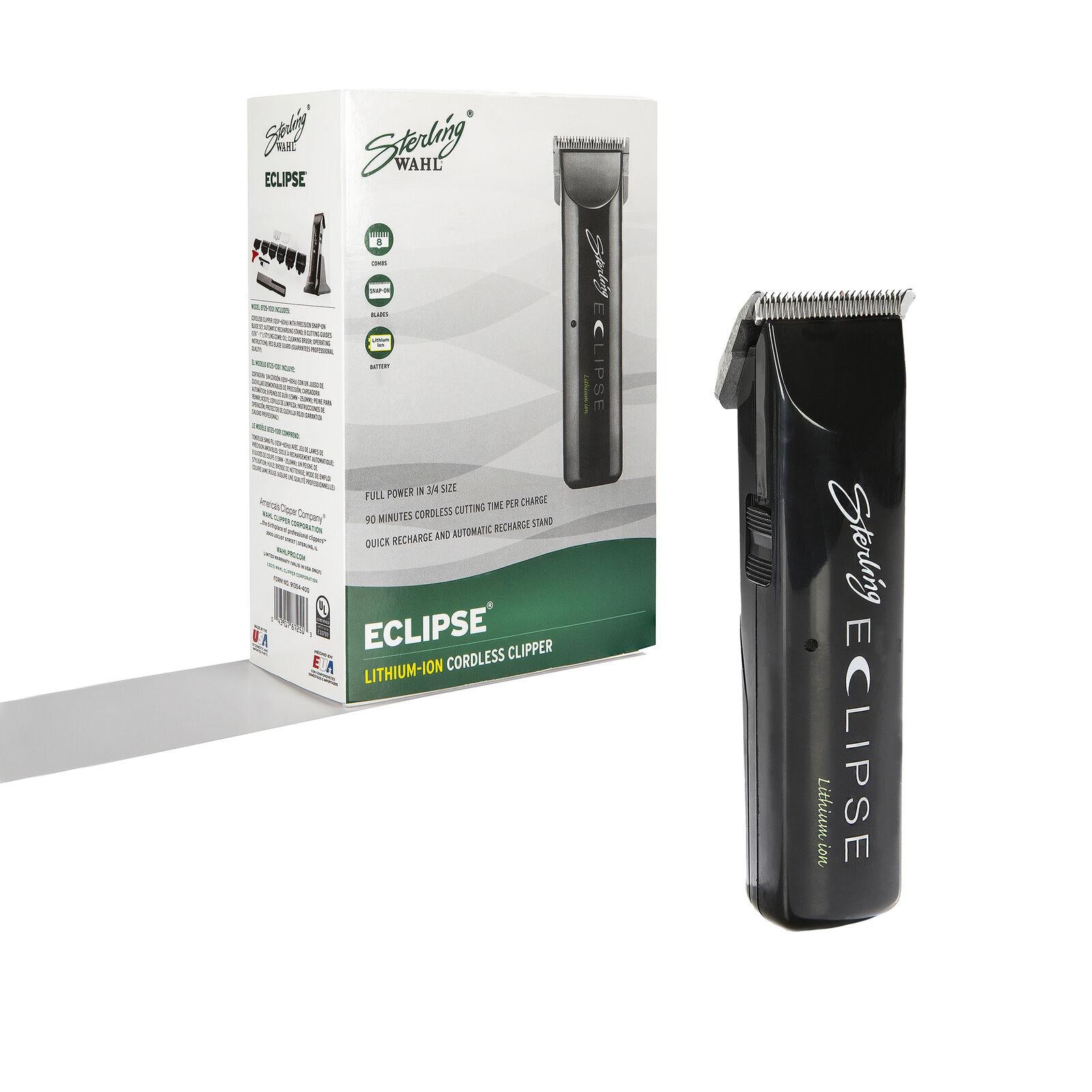 Wahl Professional Sterling Eclipse Lithium Ion Cordless Clipper #8725-1001 - Gre