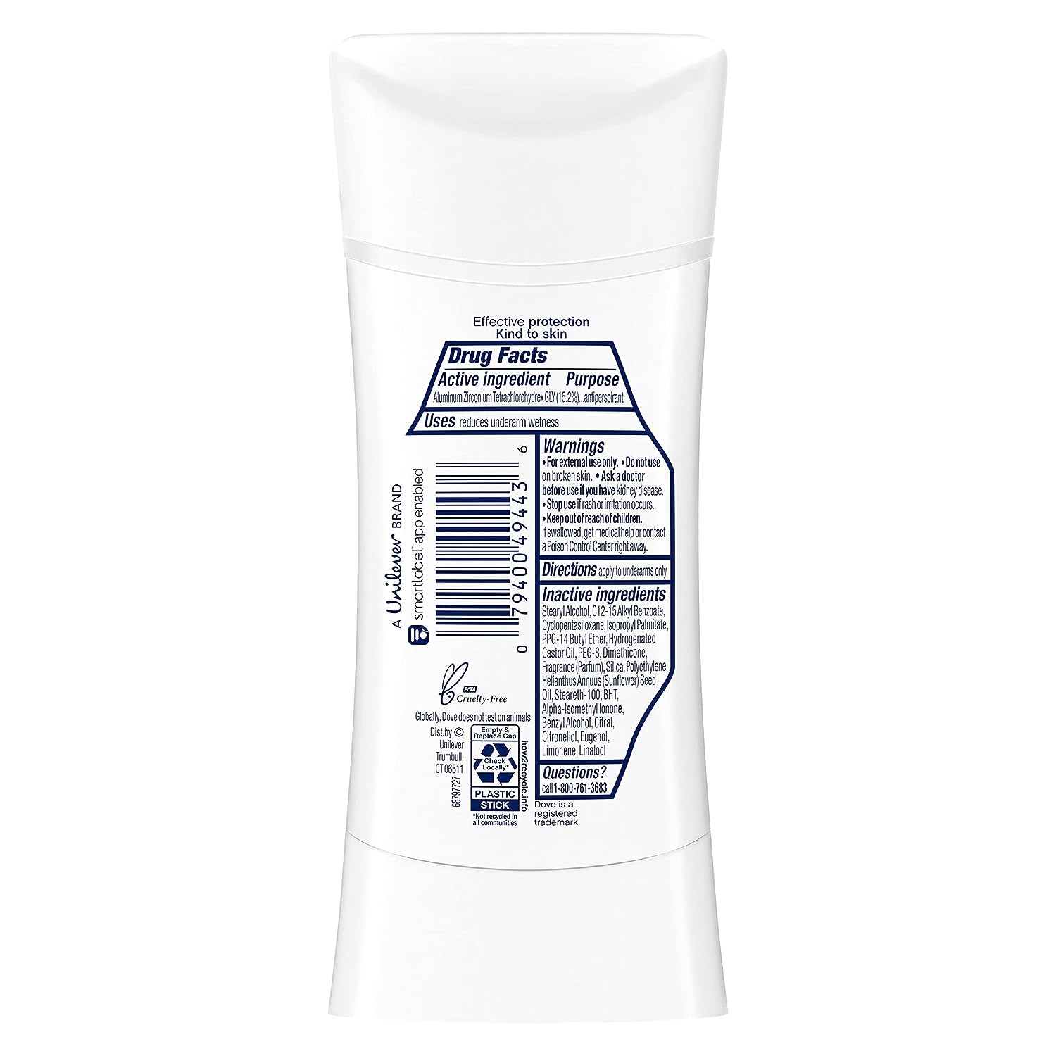 Dove Advanced Care Deodorant Passion Fruit + Lemongrass 4 Count for 48-Hour Sweat and Odor Protection Non-Irritating Antiperspirant with 0% Alcohol 2.6 oz