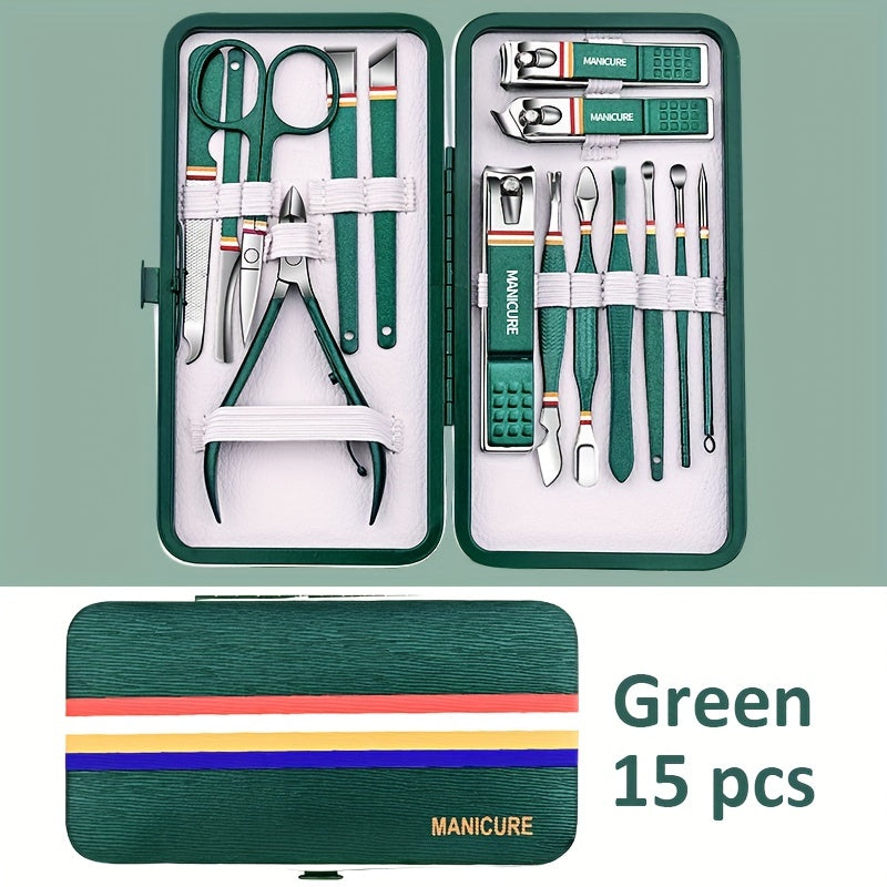 Manicure Set,  Steel Toe Finger Nail Clipper Nail Files Nail Cutter, Personal Care Tools, For Men Women