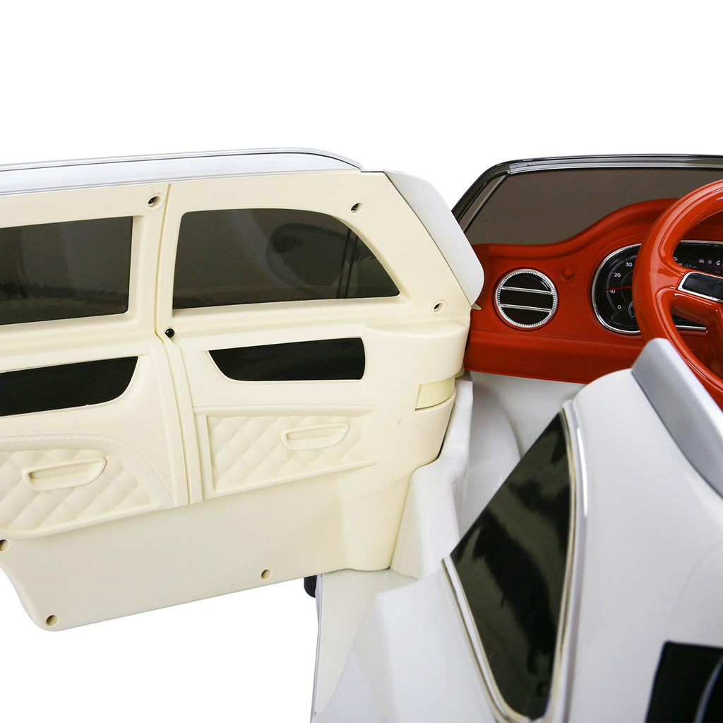 Licensed Bentley Bentayga Electric Ride on Car with Remote Control, 12V Electric SUV Truck for Kids To Drive, Suspension System, Openable Doors, Leather Seat, Music Player